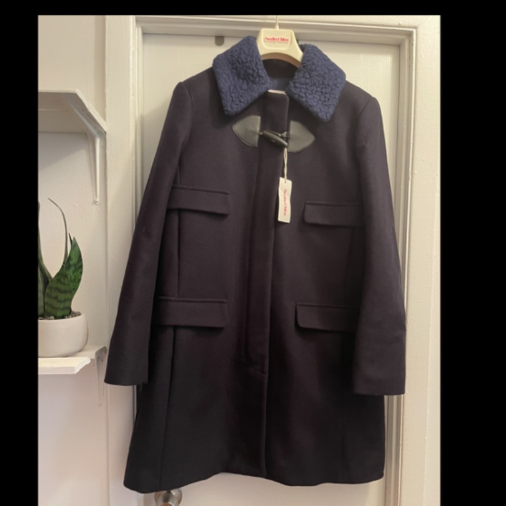 See by Chloe Wool Toggle Coat w/ Collar